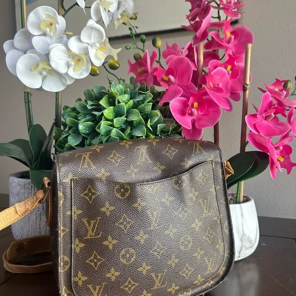 LOUIS VUITTON Saint Cloud GM Shoulder
Bag Monogram Leather Brown - Picture 3 of 17